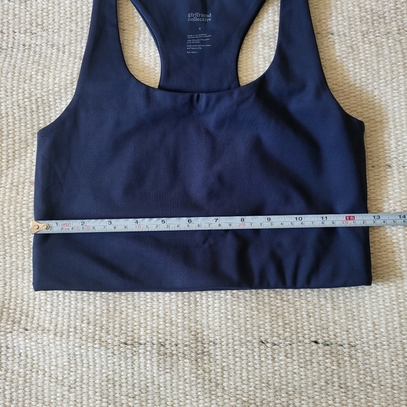 New Girlfriend Collective Paloma Racerback Bra & High-Rise Pocket Bike Short Set - Picture 6 of 16